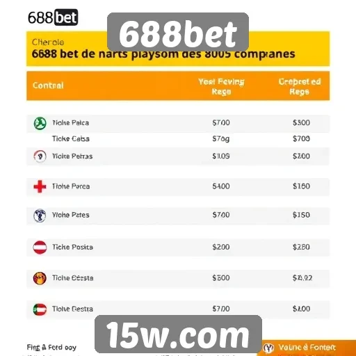 Comparativo entre bônus oferecidos pela 688bet e concorrentes